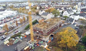 Baustellenbilder Mehrfamilienhausbau in Andernach von Zenz Massivhaus 