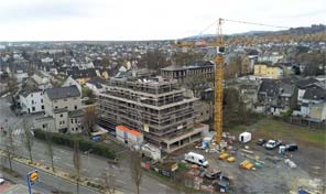 zenz massivhaus baustelle in andernach 