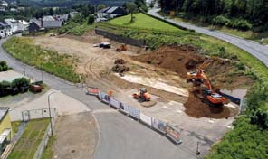 Zenz Massivhaus Baustelle der Junior Uni in Daun 