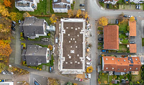 Luftbild Zenz Massivhaus Baustelle in Limburg