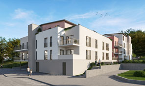 Visualisierung Neubauwohnanlage in Treis-Karden